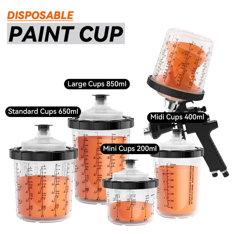 Dramaticky skrátite čas čistenia a efektívnosť dvojitého spreja: Ako systém pohárov na jednorazový náter končí zbytočným pracovným hodinám?