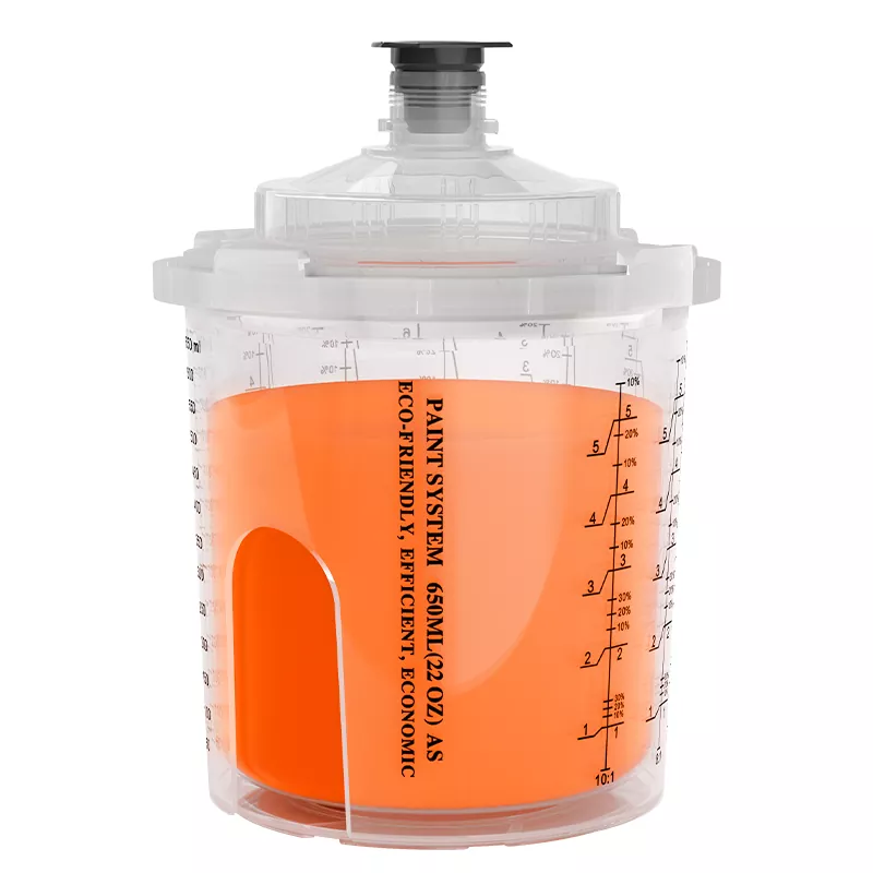 650 ml jednorazová šálka striekacieho pištole