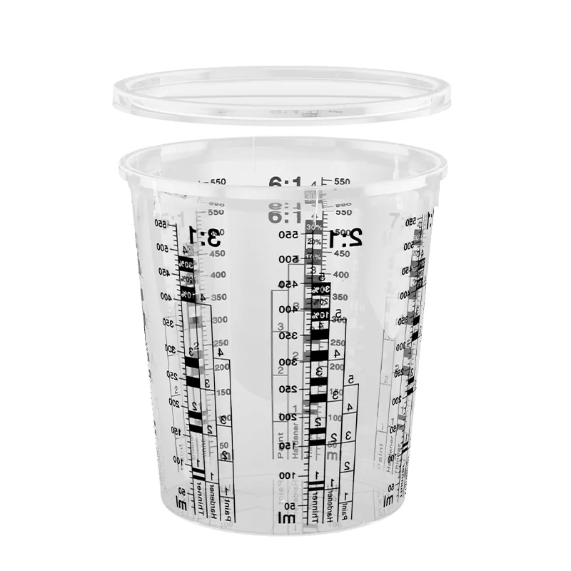 680 ml PP Automotive Farby Miešanie šálky s vekom
